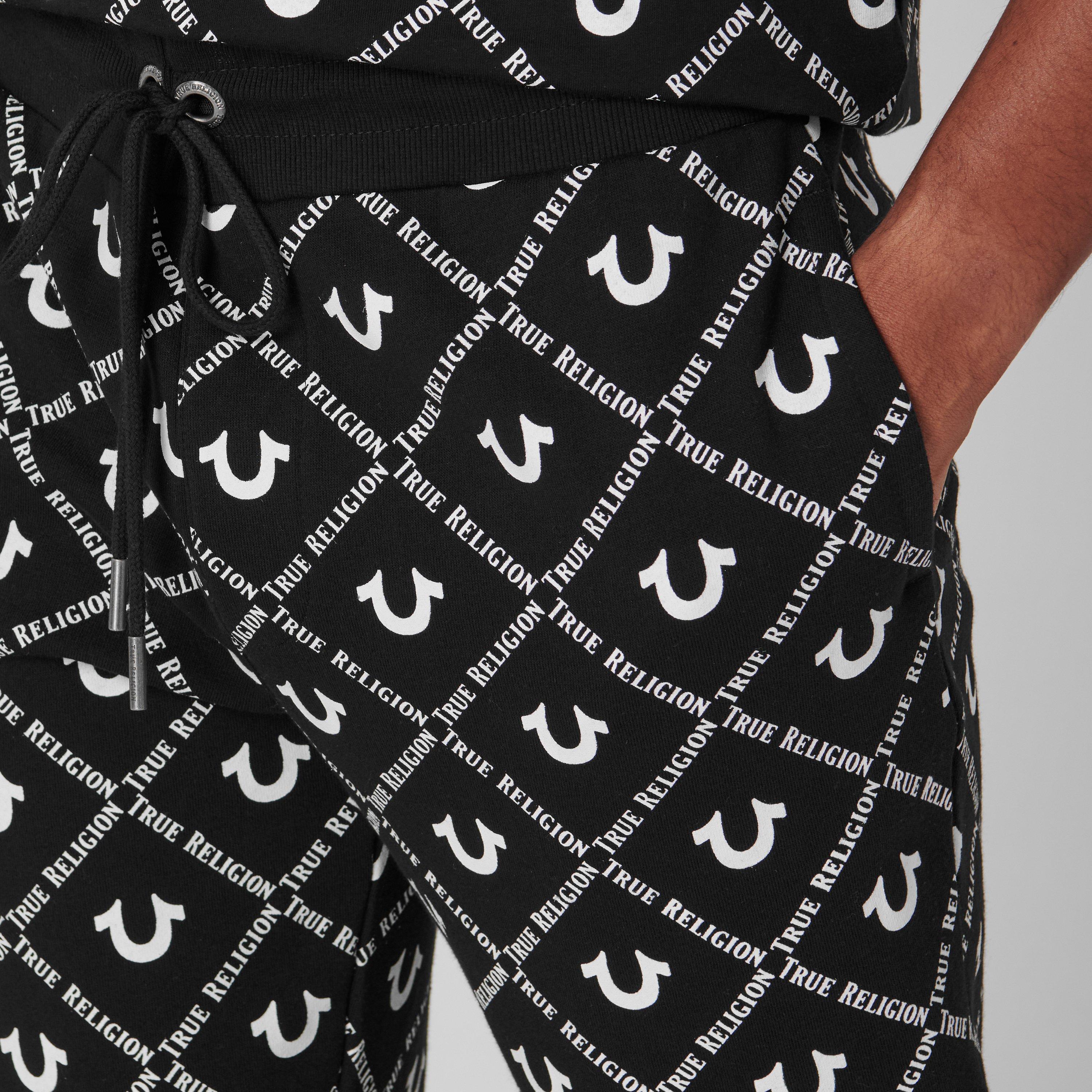 True Religion Allover Logo Joggers