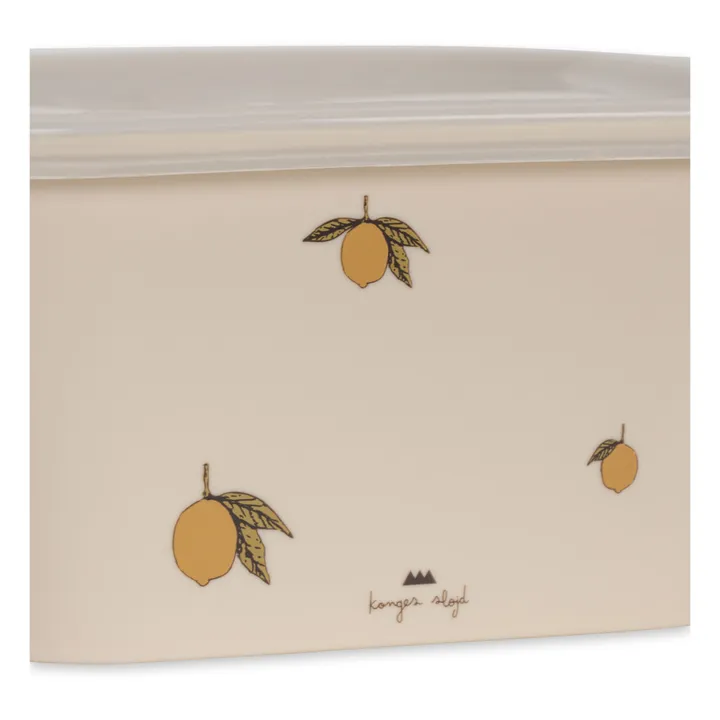 Konges Sløjd Boites de conservation Lemon - Set de 4 | Jaune citron