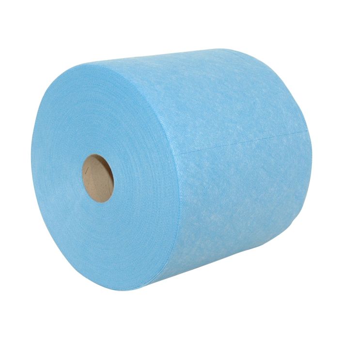Poetsdoek F-Wipe 357305 nonwoven doek blauw 500 vel op rol (357305)