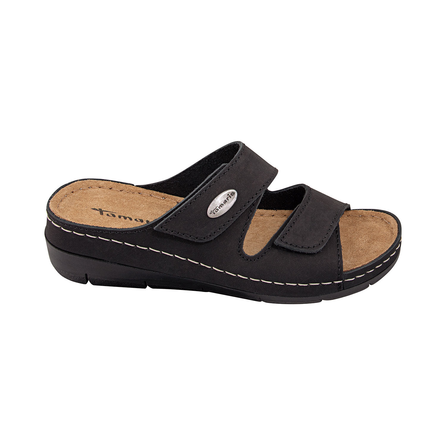 Tamaris Pantolette aus weichem Leder