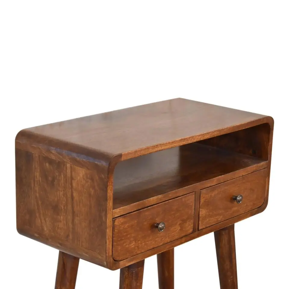 Artisan Furniture Solid hout Kastanje Sidetable Tafel