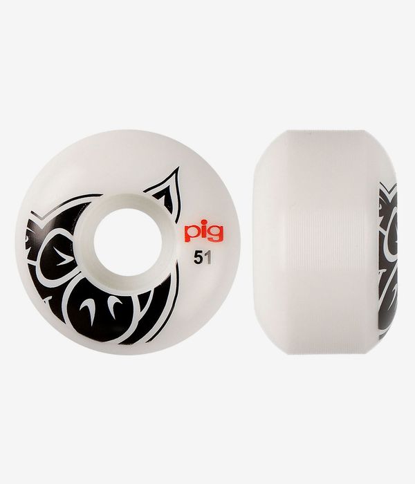 Pig Head Rollen (white) 51mm 101A 4er Pack