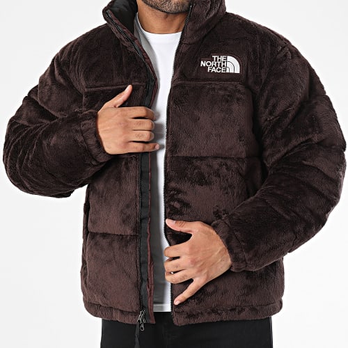 Doudoune Versa Velours Nuptse A84F7 Marron