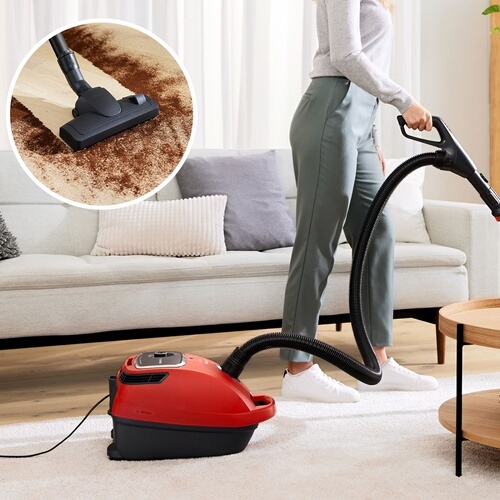 Aspirateur avec sac Bosch ProAnimal BGL6PET3 Rouge