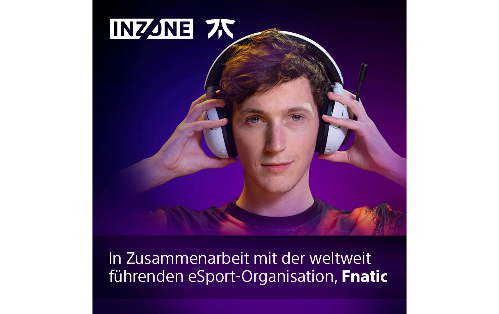 Headset INZONE H5 Weiss<br>Leichtes, weiches und kabelloses Gaming-Headset
