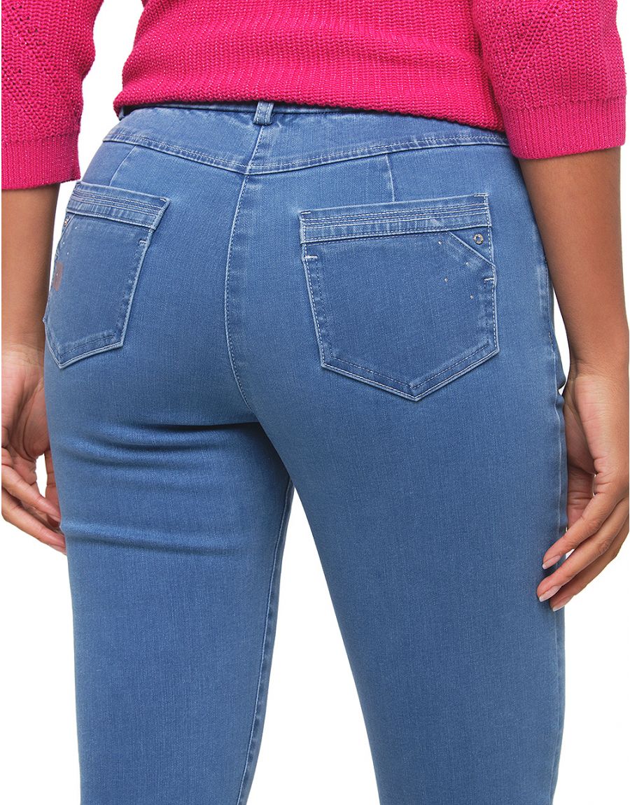 Jean bleu stone