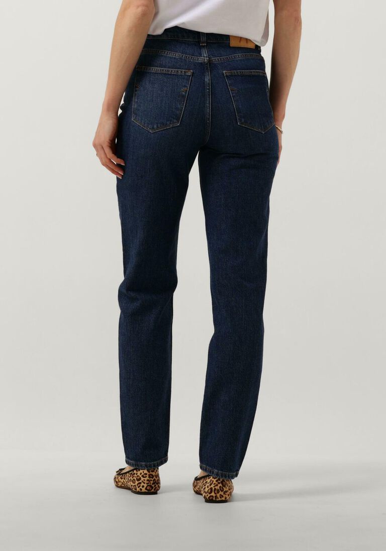 SELECTED FEMME donkerblauwe selected femme slim fit jeans slfamy hw slim row blu jeans u