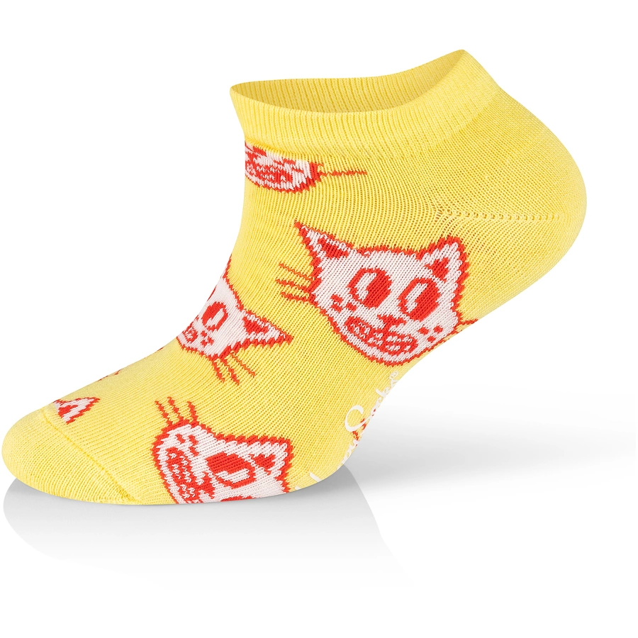 Happy Socks Sneakersocken 4-Pack Kids Low Cat-Dog multi_coloured
