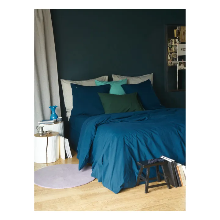 La cerise sur le gâteau Housse de couette Celeste | Bleu canard