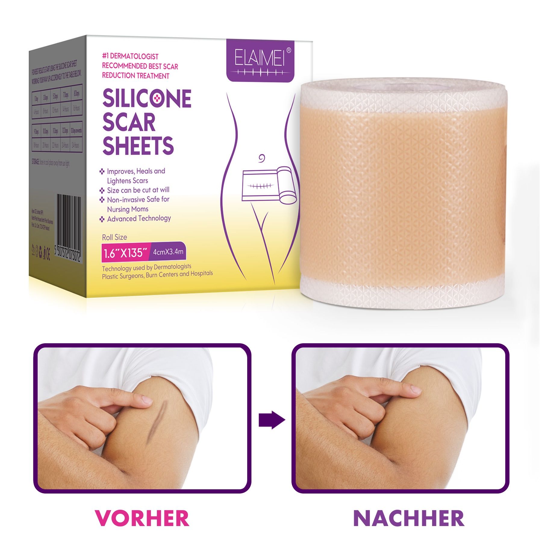 P-Beauty Wundpflaster für Narben