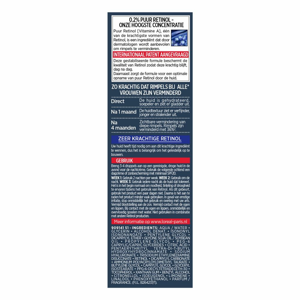 L'Oréal Revitalift LaserPuur Retinol Nachtserum30 ml
