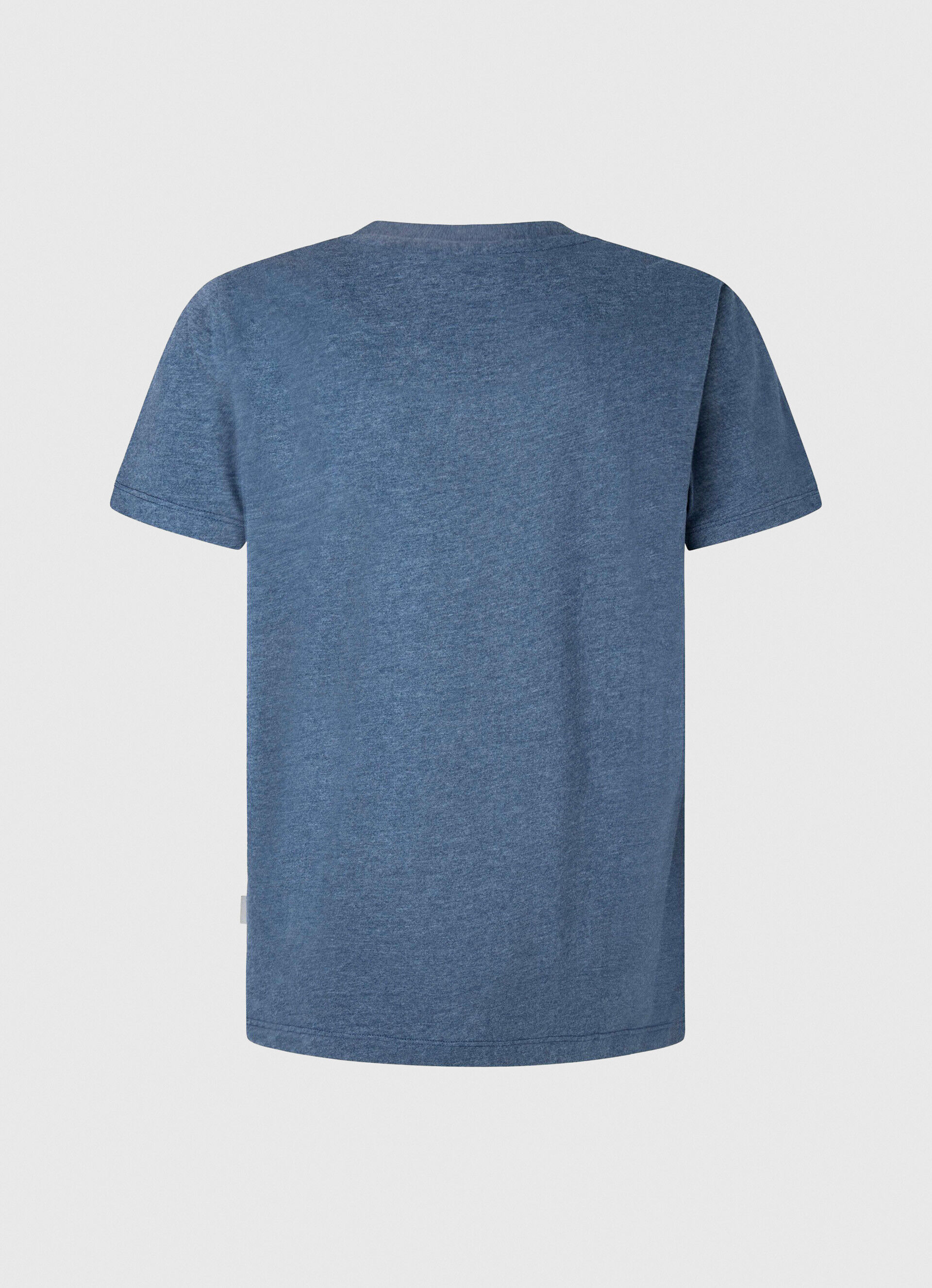 CAMISETA COM LOGOTIPO BORDADO - jarman azul