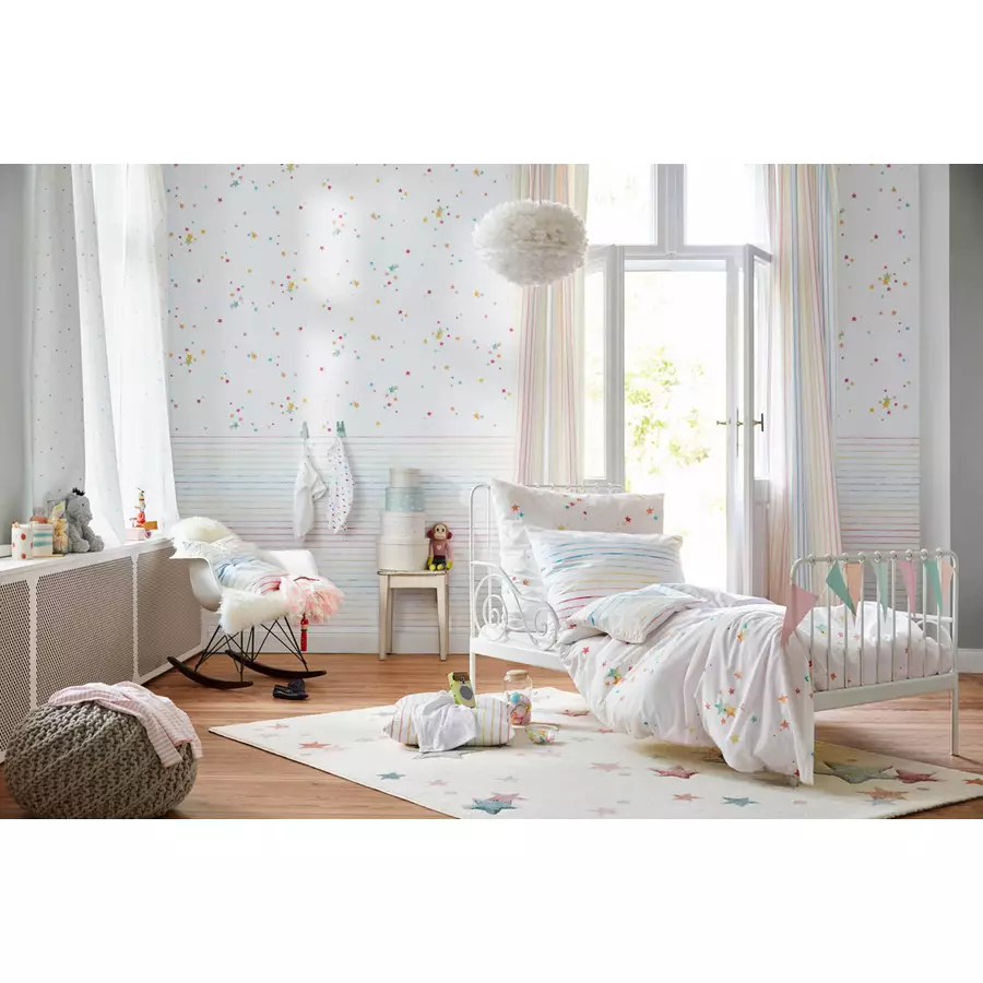 Esprit Kinderteppich Jonne weiß