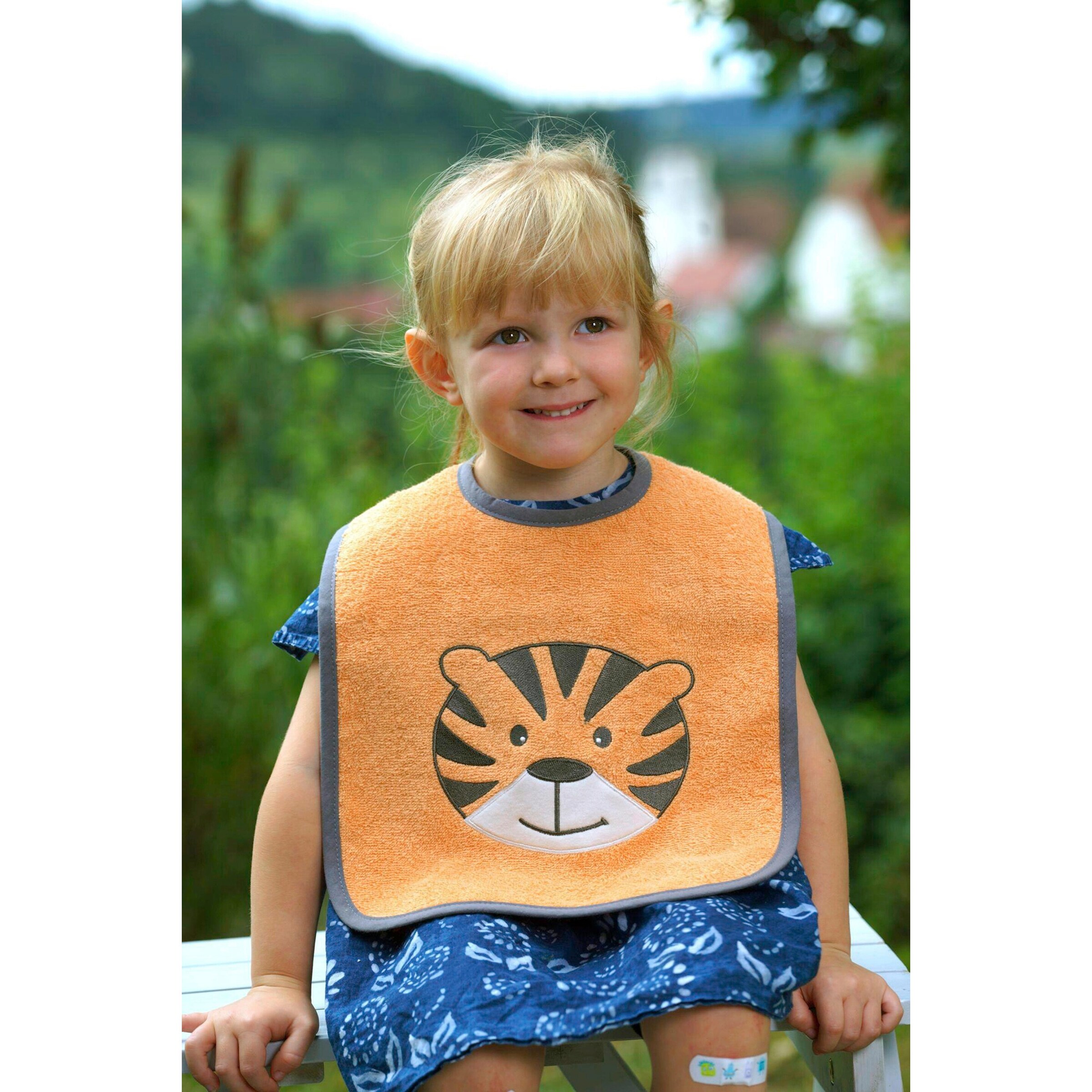 Wörner Klettlätzchen terra - Tiger