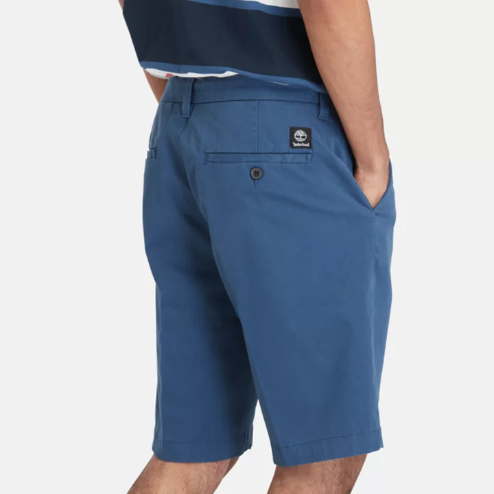Short chino stretch Squam Lake pour homme en bleu foncé