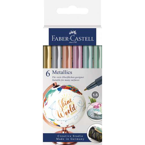 FABER-CASTELL Metallics Marker-Sets