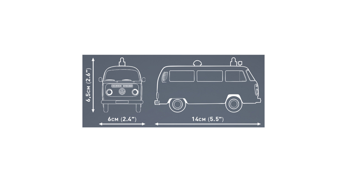 COBIVolkswagen T2b Ambulance Constructiespeelgoed  (Schaal 1:35)