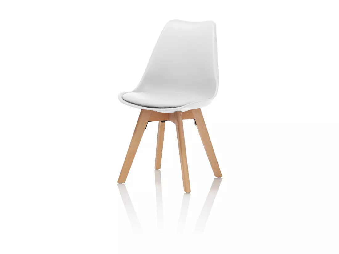 Set de 4 Chaises MIRIAM blanc