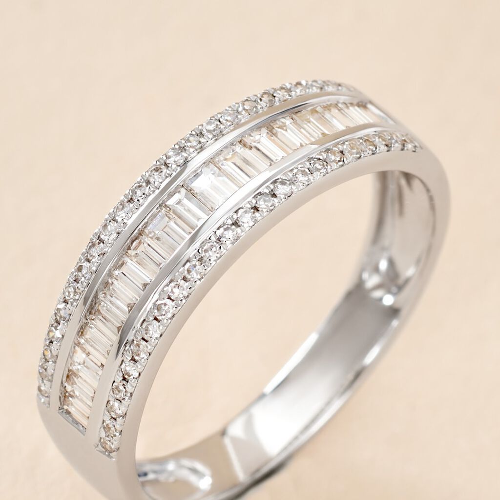 Bague Collection 1986 Or Blanc Diamant