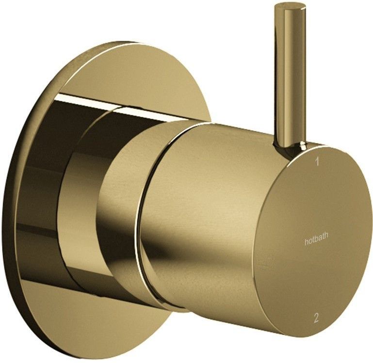 Hotbath - Cobber - Omstelkraan - Gepolijst Messing