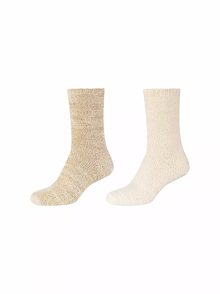 CAMANO Socken 2er Pkg. incense beige