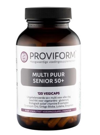 Proviform Multi Puur Senior 50+ Vegica 120 Vegetarische Capsules