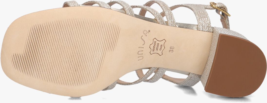 gouden unisa sandalen met hak kalix