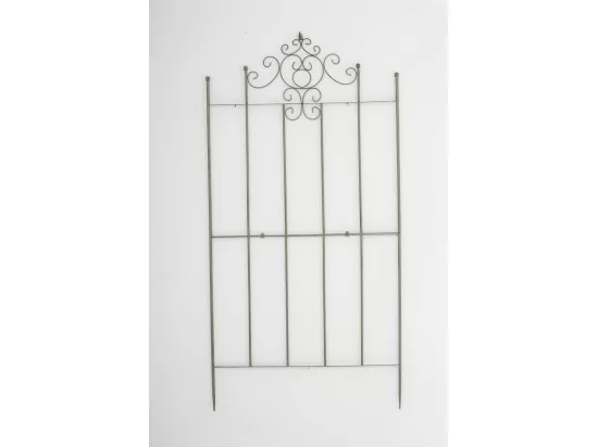 Treillis support pour plantes métal argentée 85.5 x 2 x 170 cm 10_0003898