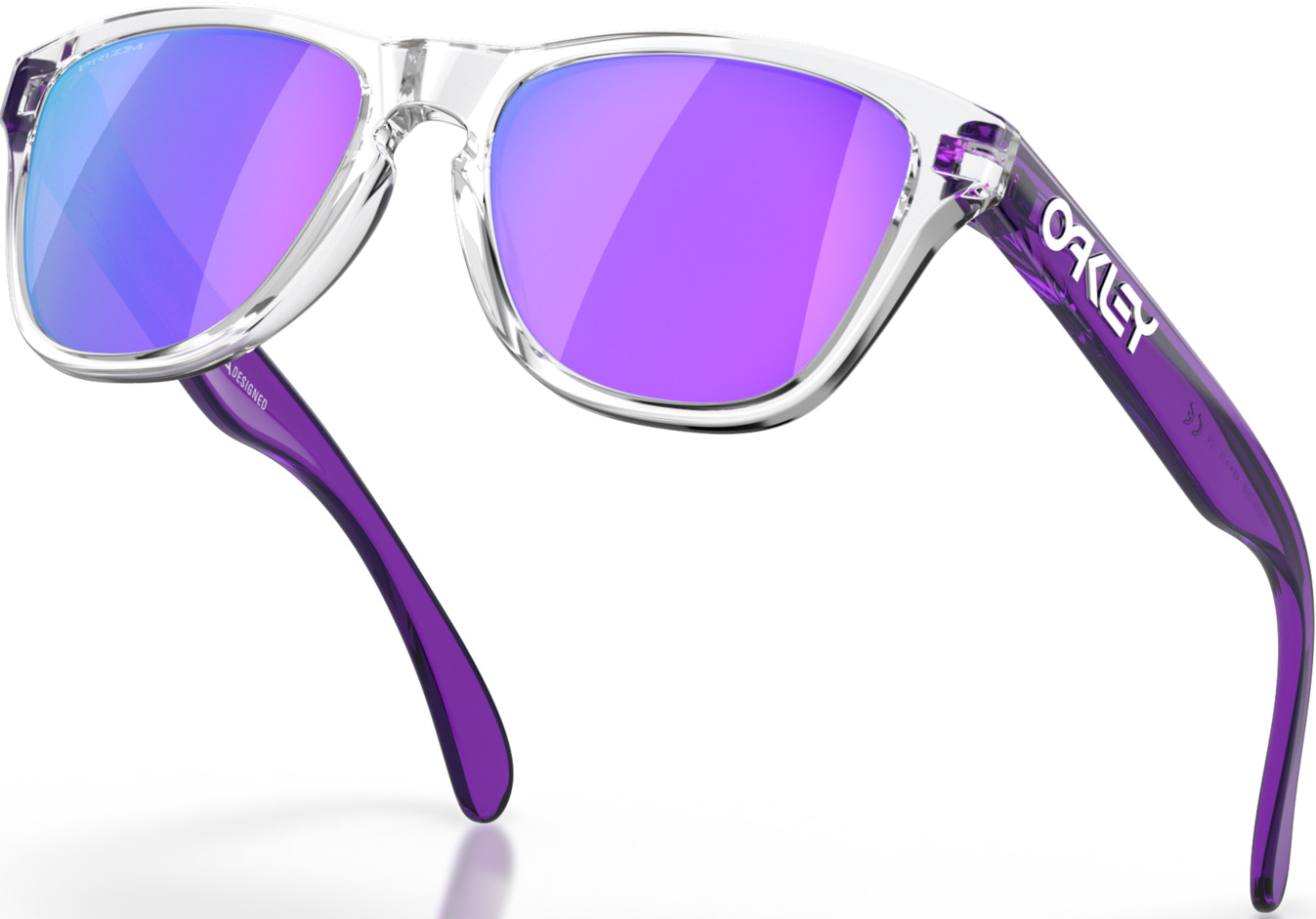 Frogskins XXS 0348/Clear w/Prizm Violet