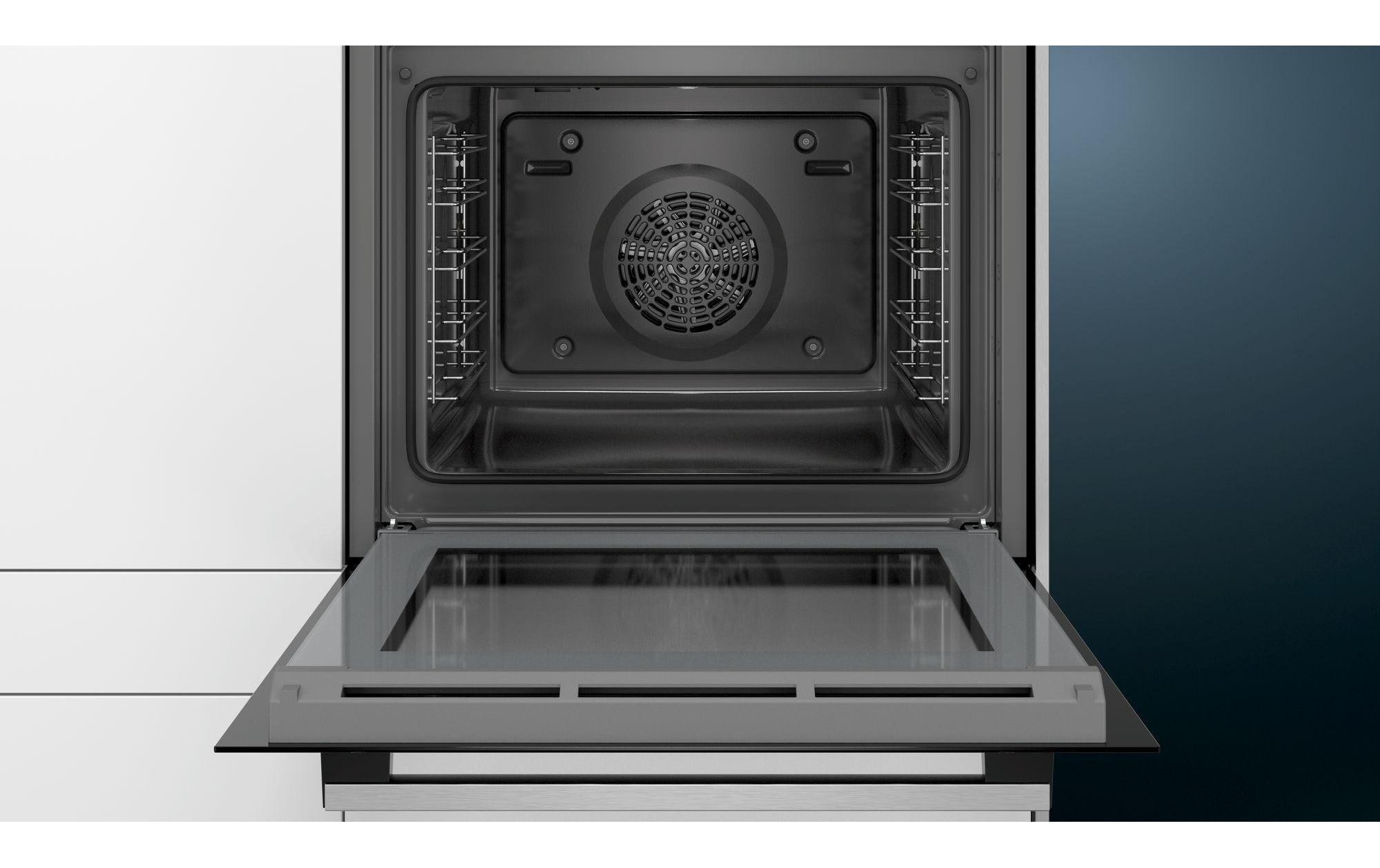 Einbauherd HE510ABR0C EU 60, Schwarz/Silber<br>Backofen
