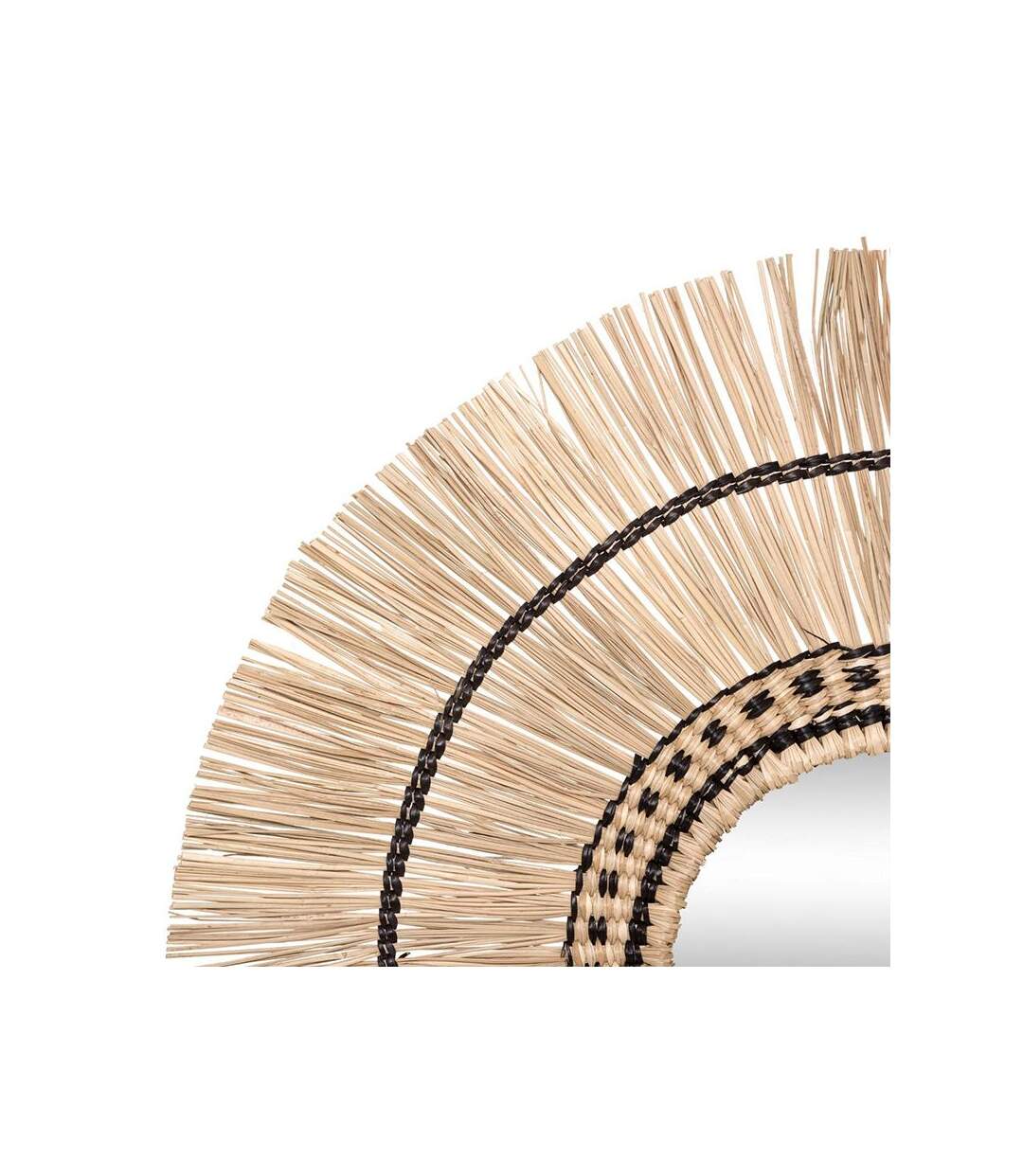 Miroir Mural Design Laya 60cm Naturel