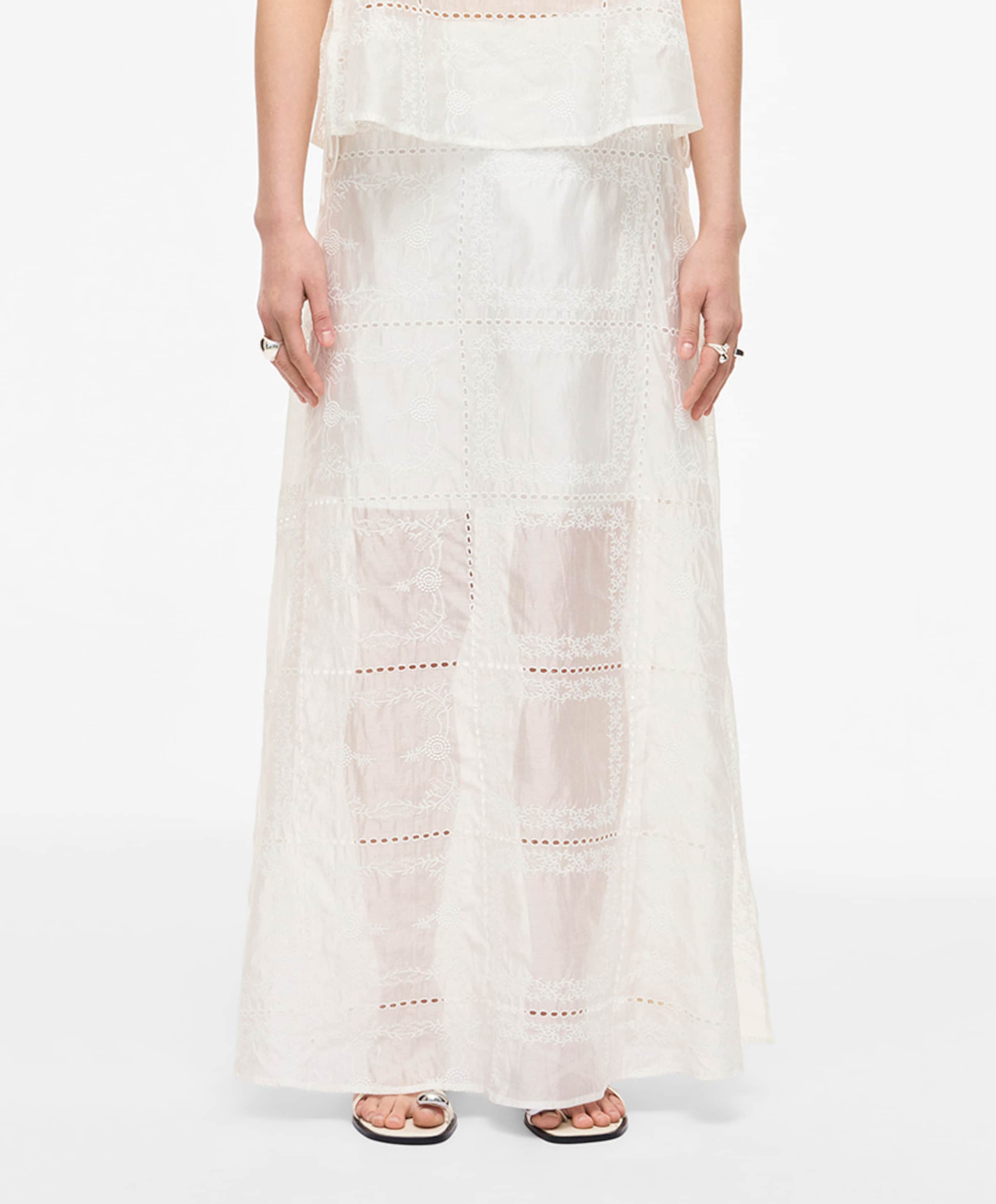 Rouge Edit Dames rok ecru