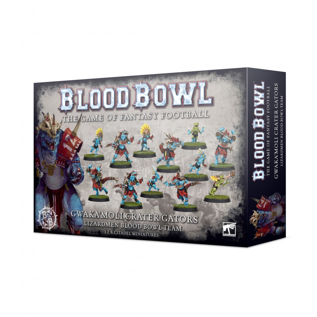 Blood Bowl : Lizardmen Team - Gwaka'moli Crater Gators