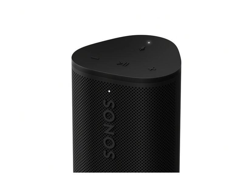 Sonos Smart Speaker Roam 2 Schwarz Kompakter Lautsprecher mit hoher Klangqualität