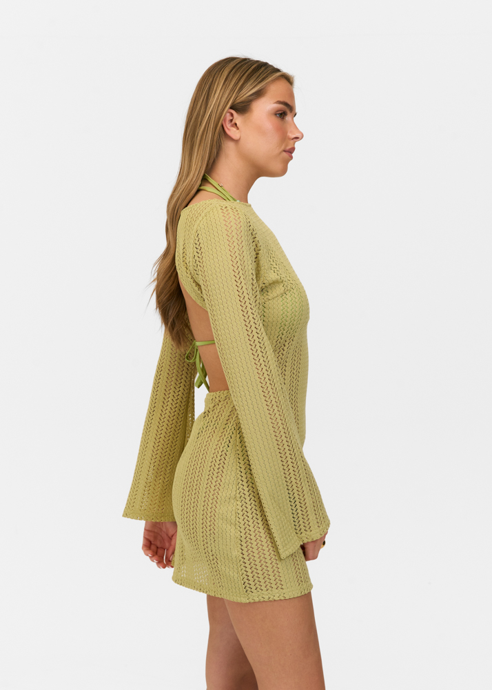Sanne jurk salie groen