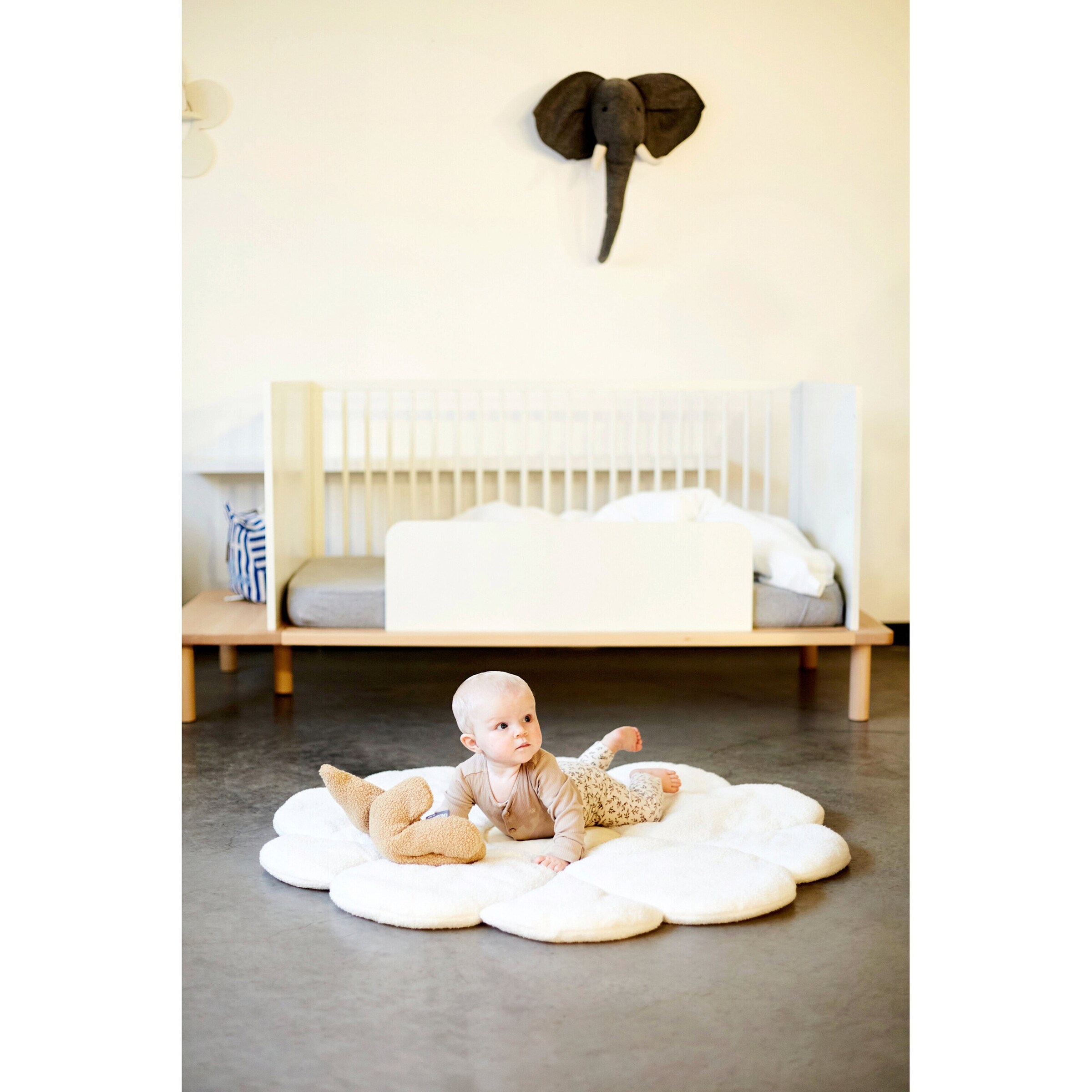 Childhome Krabbeldecke Blume 110 cm