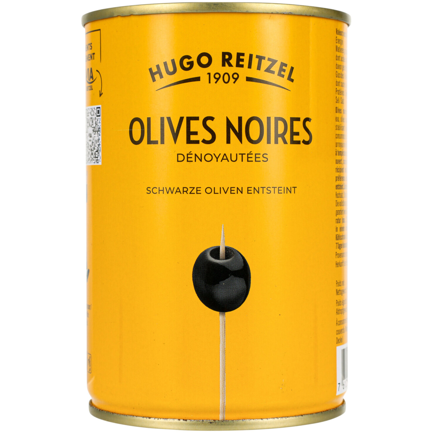 Hugo Reitzel Oliven schwarz entsteint