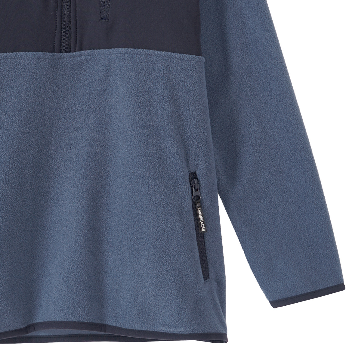 Yigga Kinder Fleecepullover mit Stehkragen blau