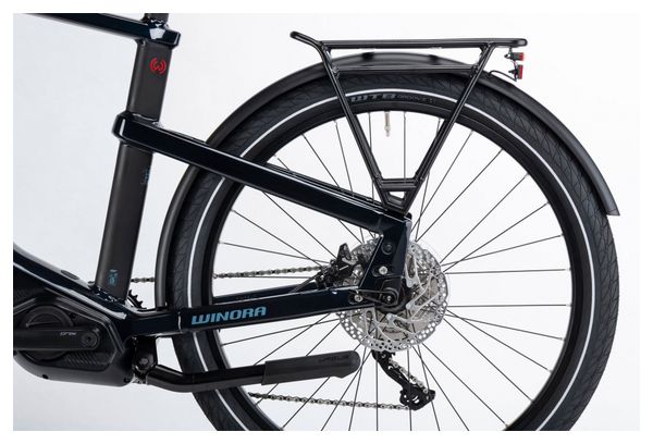 VTC Électrique Winora Yakun 10 Uni Shimano Deore 10V 750 Wh 27.5'' Bleu Foncé 2023