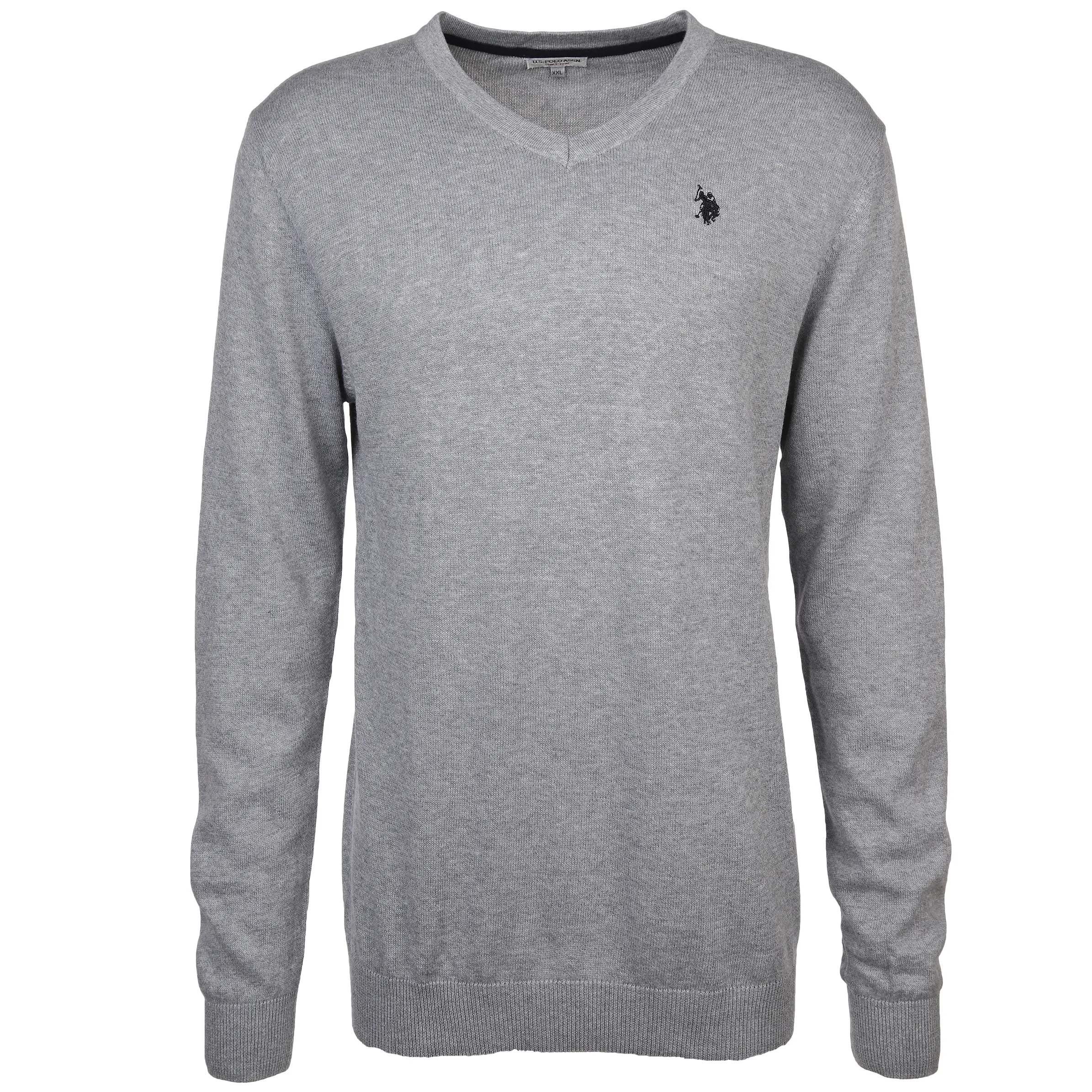 Herren Feinstrickpullover mit V-Ausschnitt
