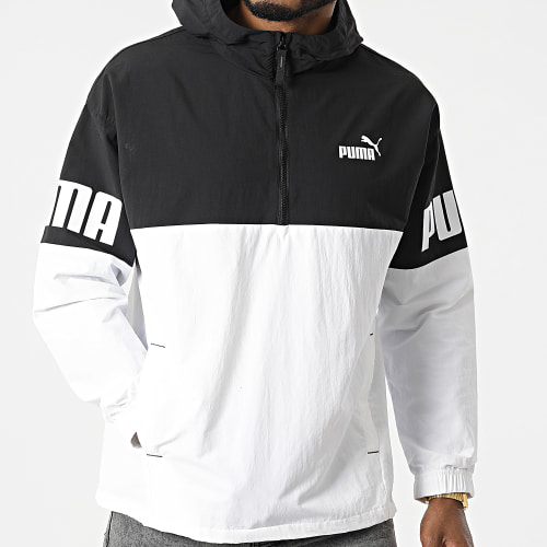 Coupe-Vent Capuche 847475 Blanc Noir