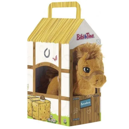 Heunec Bibi & Tina Pferd Amadeus im Stall, 30 cm