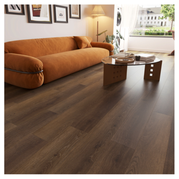 Click PVC Basic Oud Bruin Eiken