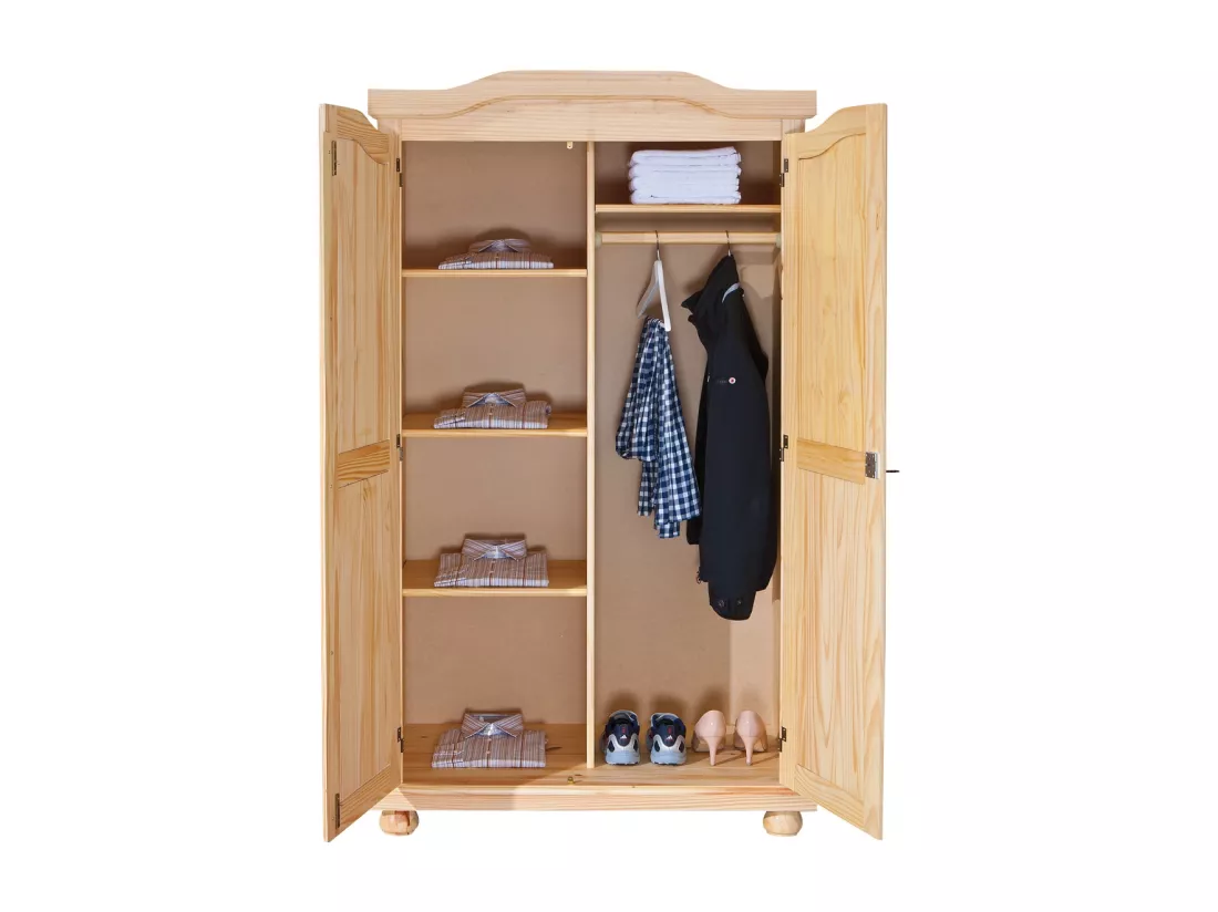 Armoire 2 Portes Pin 