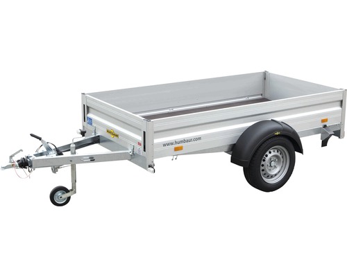 Humbaur enkelassige aanhangwagen Heavy 2510 x 1310 x 350 mm geremd toegestaan totaalgewicht 1500 kg