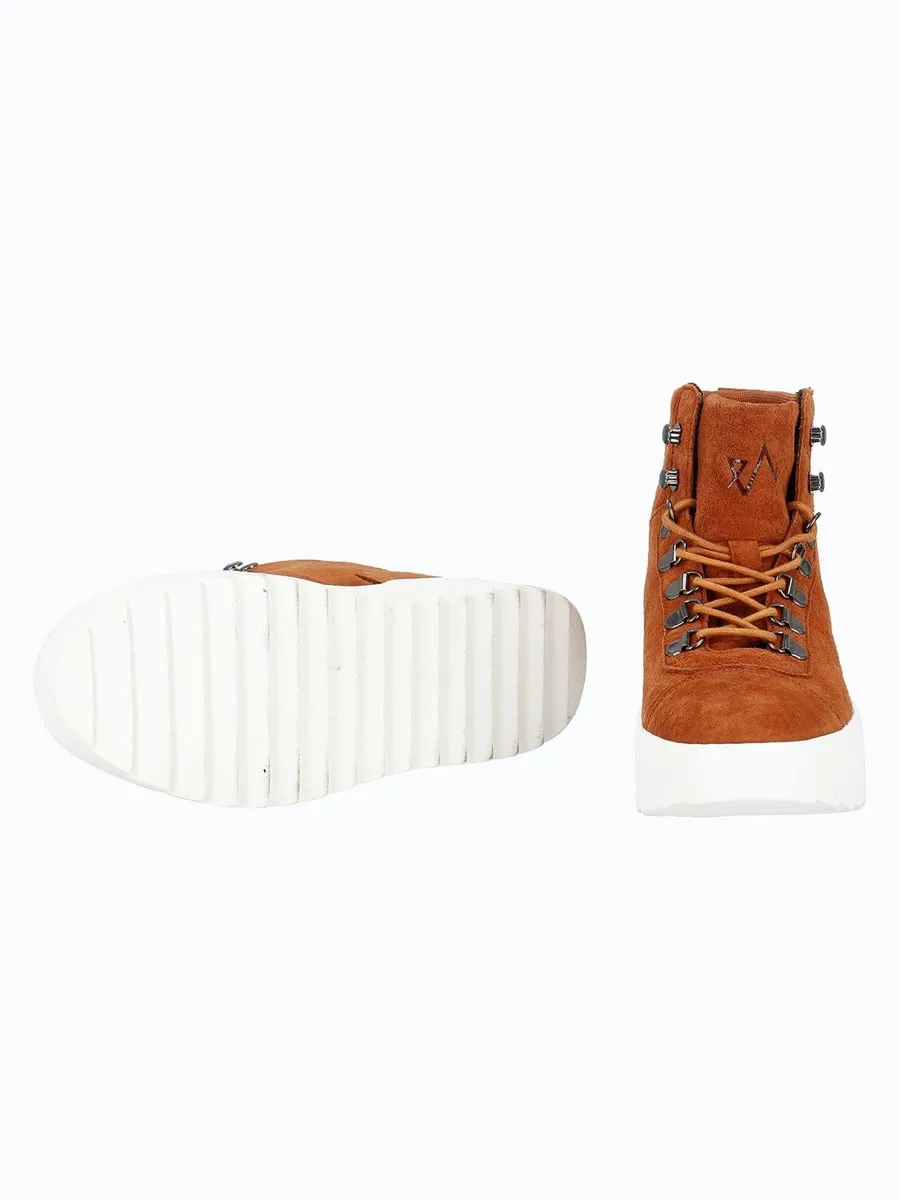 Twentyfour Mellow Fie Mid High Boot D Cognac