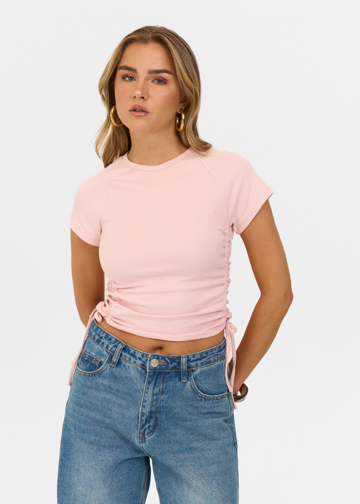 Hannah t-shirt lichtroze
