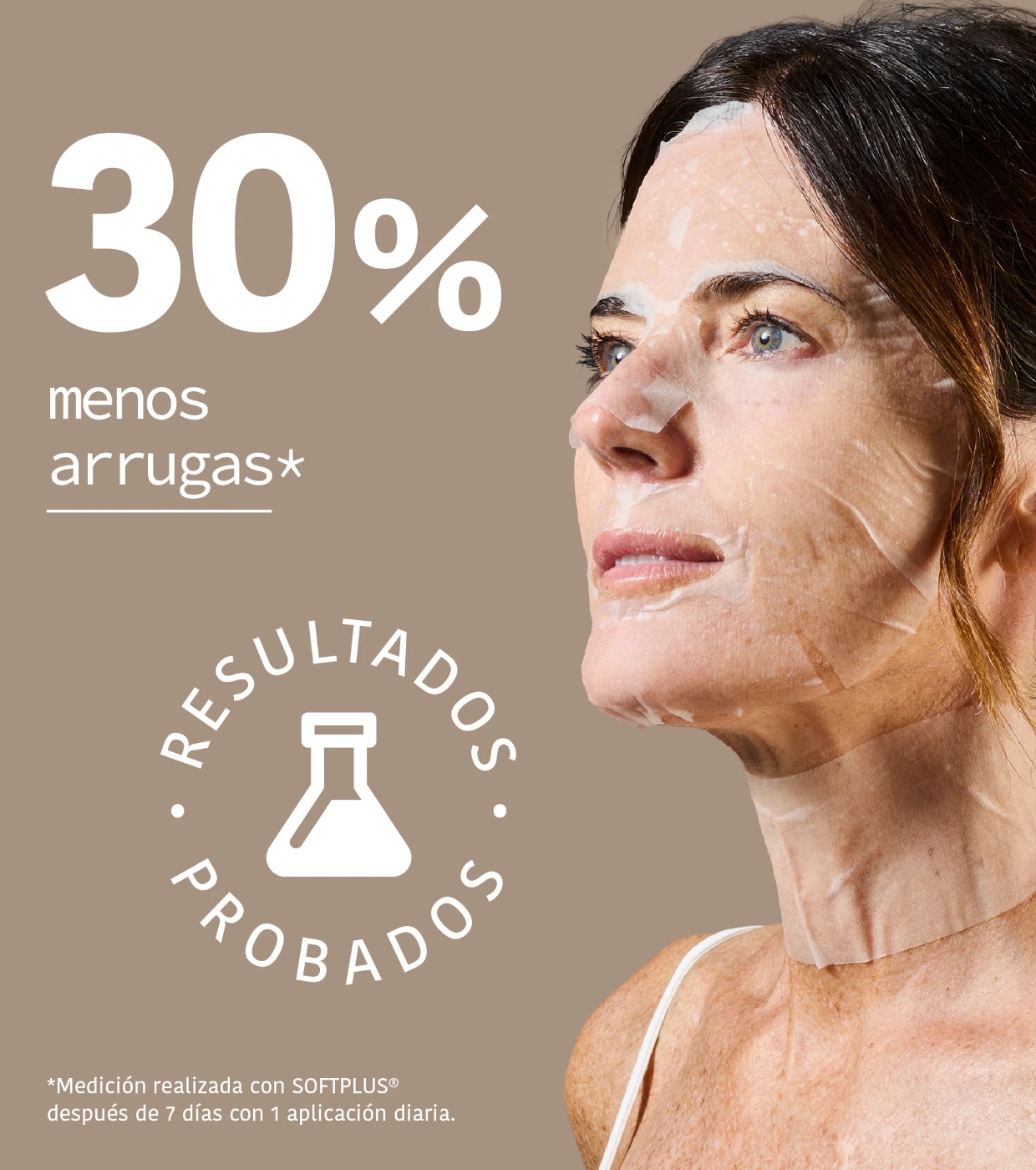 Iroha Nature - Máscara Antirrugas e Antienvelhecimento para Rosto e Pescoço - Colágeno + Ácido Hialurônico