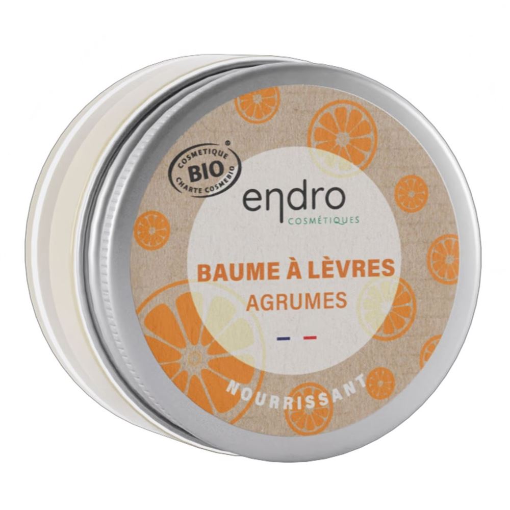 ENDRO COSMETIQUES Lippenbalsam Bals natürlich Zitrusfrüchte Glas 15 ml