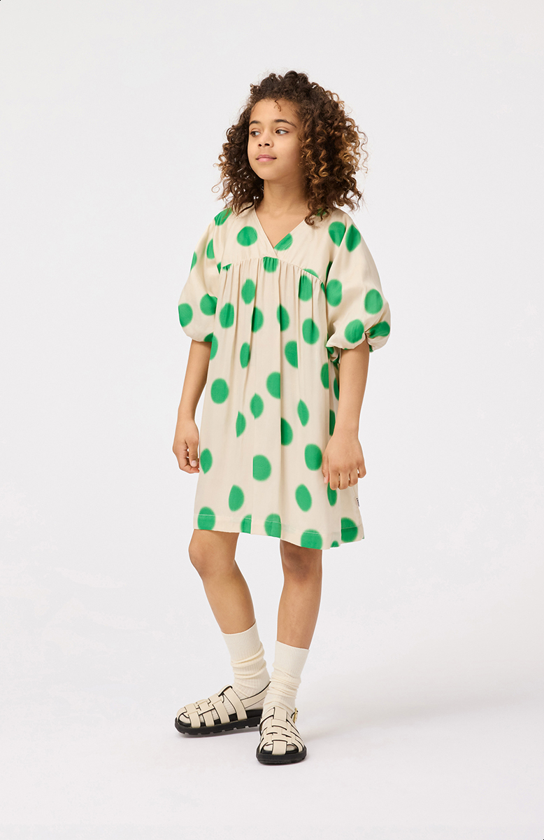 Camellia - Green Dots